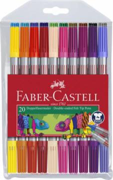 Flomastri Faber-Castell Obojestranski 20 3972