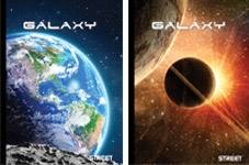 Zvezek trdi Galaxy A4 mali karo A4 4983