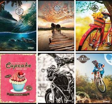 Zvezek Young A5 črte z robom 80 listni A5 5002