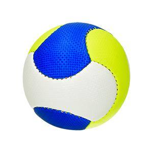 ŽOGA MINI BELO FLUO RUMENA MODRA 6 PANEL 7134