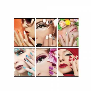 Zvezek Street Chic A4 mali karo A4 9175