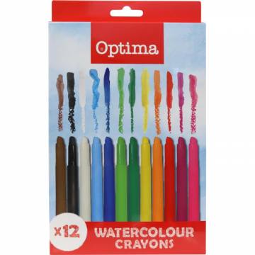 Voščene barvice Optima stick 12/1 karton 10978