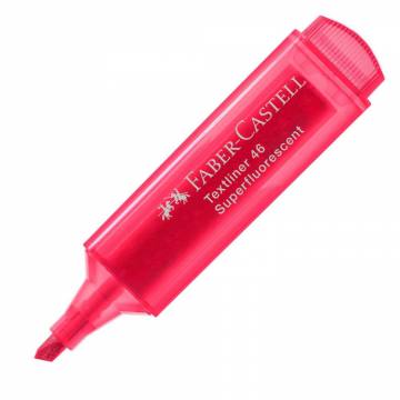 Marker Fluo Faber-Castell 1546 rdeča Rdeča 10107