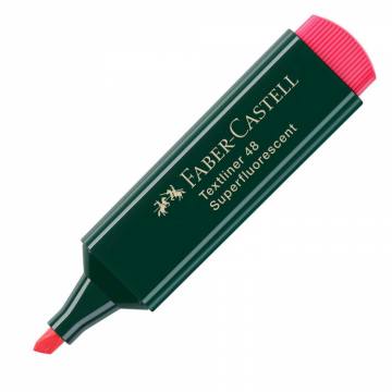 Marker Fluo Faber-Castell 48 rdeča Rdeča 10112