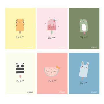 Zvezek Street Sweet A4 1CM karo A4 10853