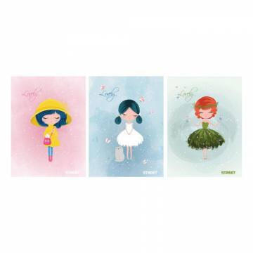 Zvezek Street Fashionista A4 brezčrtni A4 10865