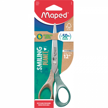 ŠKARJE MAPED SMILING PLANET 16CM L BLI 11415