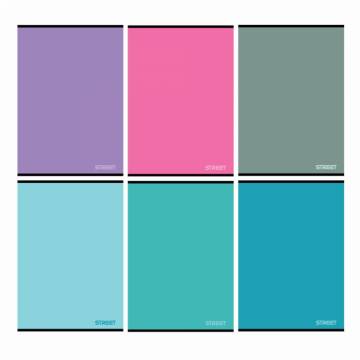 ZVEZEK STREET COLOURS A5 OC 54L A5 11436