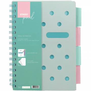 ZVEZEK ŠPIRALA S.PAD GREEN A5 5M PR A5 11134