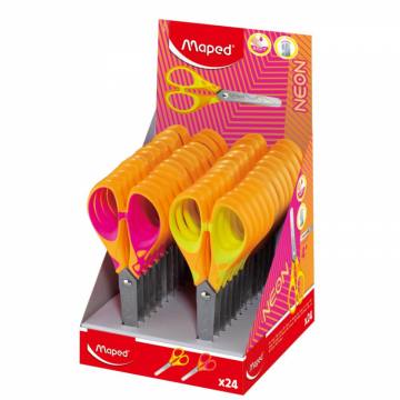 ŠKARJE MAPED PULSE SOFT NEON 13CM 24-DIS 12347