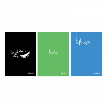 Zvezek Neon z PP platnicami A5 črte A5 12401