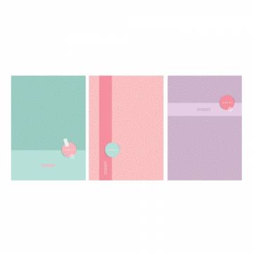 Zvezek Street Unique A4 mali karo A4 12452